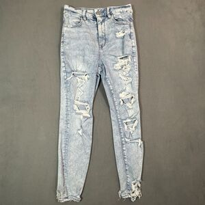 American Eagle Outfitters Light Blue High Rise Jeans